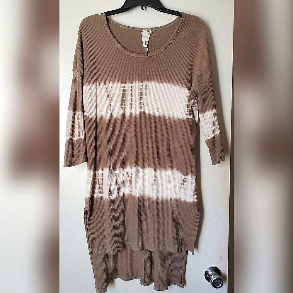 Thermal Tie Dye High Low Tunic/Dress - Picture 1 of 4
